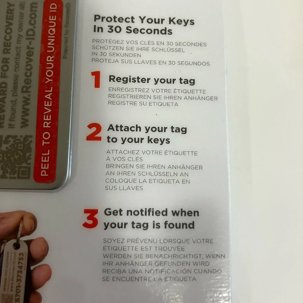 KeySmart Key Recovery Tag/RecoverID - Picture 5 of 9